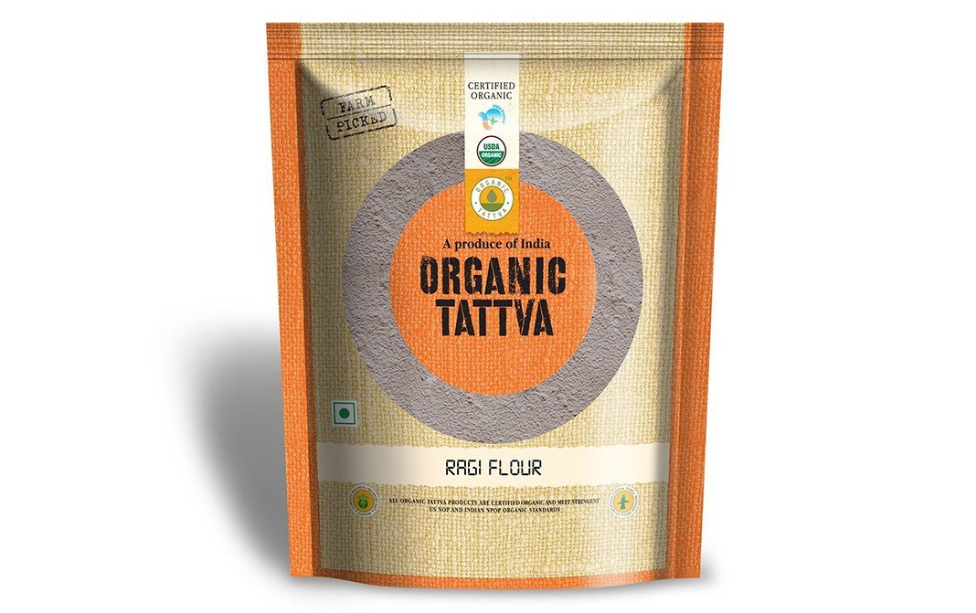 Organic Tattva Ragi Flour    Pack  500 grams